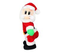 Xoeryoy Christmas Animated Musical Santa Claus Figure Twisted Wiggle Hip Dance Sgg Funny Electric Toy Xmas Decorations for Kids(English Song) Shake Hip Santa Shake