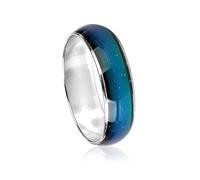 Xoeryoy Emotion Feeling Magic Ring Mood Color Changeable Alloy Ring Color Changing Finger Jewelry for Men Women