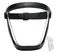 Xoeryoy Face Shield with 2Pcs Cotton Filters Anti Fog High Definition Face Shield Mask with Adjustable Straps Full Face Mask Against Wind, Sand, Dust, Water, UV, and Oil Fumes(Black and White)