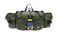 Xoeryoy Fanny Pack Waist Bag, Waist Pack with Two Water Bottle Holder, Hiking Fanny, Lumbar Backpack for Running Walking DogWalking Travel Cycling