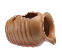 Xoeryoy Fountain Spitter, Handmade Ceramic Pond Spitters For Small Ponds Indoor Water Feature - Light Brown, Small (no Pump)