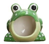 Xoeryoy Frog Candy Bowl, Large Mouth Frog Shape Ceramic Small Candy Dish, Cute Cookie Jar for Home Kitchen Office Table