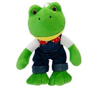 Xoeryoy Frog Plush 10in Cute Soft Big Eyes Frog Pillow with Clothes Hangable Adorable Stuffed Animal for Kids Adults