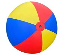 Xoeryoy Giant Inflatable Ball, Giant Inflatable Beach Ball, Eco-friendly Pvc Play Balls For Kids, Red/yellow/blue, 59 inch