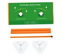 Xoeryoy Golf Alignment Sticks, Adjustable Angle & Posture Corrector Golf Swing Training Aid for Athletes Youth Adults