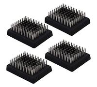 Xoeryoy Grill Brush Replacement Heads 4PCS heat-resistant Wire Bristle Grill Wireless Cleaning Brush Heads Portable BBQ Cleaner For Pinic Camping Outdoor &