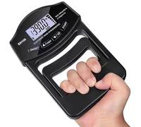 Xoeryoy Grip Strength Tester, 180kg/396lb LCD Digital Hand Grip Dynamometer, Adjustable Strength Meter, USB/Battery-Operated Tester for Sports, School, Home