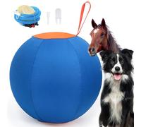 Xoeryoy Herding Ball for Dogs, 21.65 Inch Inflatable Large Herding Ball for Medium & Large Breeds, Compatible with Shepherd, Cattle Dogs, Horse Play