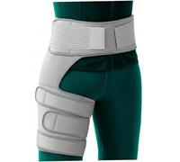 Xoeryoy Hip Brace - Adjustable Hip Compression Support for Sciatica Relief, Support Brace for Men and Women, Grey, Right