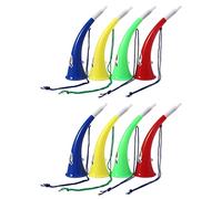 Xoeryoy Horn Noise Maker Trumpet Plastic Soccer Match Cheering Trumpet Random Color 8PCS