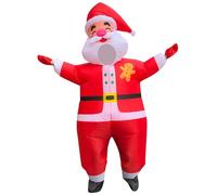 Xoeryoy Inflatable Costume Fat Fun Cute Christmas Adult Santa Costume for Parties, Festivals, Cosplay, One Size