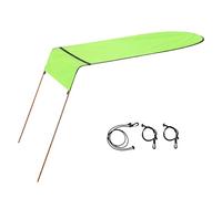 Xoeryoy Kayak Canopy Sun Shade, Waterproof Tear-resistant Oxford Cloth Kayak Canopy, Easy Setup Sun & Rain Protection for Canoe, Inflatable Boats, Green