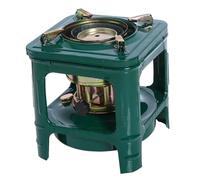 Xoeryoy Kerosene Stove, 7x8 Inch 700ml Iron Small Kerosene Heater with 8 Cotton Wick, Windproof Portable Camping Accessories for 2-3 People