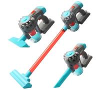 Xoeryoy Kids Vacuum, Realistic Pretend Play Vacuum with 3 Attachments & Sounds, Interactive Role Play Cleaning Set to Spark Imagination for Toddlers, Blue ;1 ;1