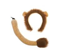 Xoeryoy Lions Ears and Tail Set -Lions Cosplay Accessories- Ears Headband and Tail