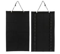 Xoeryoy Martial Arts Belt Display, Hanging Karate Belt Display Rack Holds 12 Belts, with Elastic Loops, Karate Holder for Wall Door 14x25