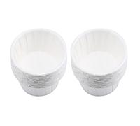 Xoeryoy Paper Cups Hair Wax Hairless Bean Tools Wax Face Butter Bean White Cake Cup for Hair Removal 100PCS