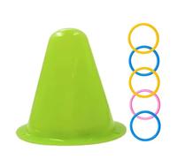Xoeryoy Rabbit Toys, Educational Interactive Bunny Toys with Triangle Bucket & 5 Rings, Stacking Color Rings for Release Boredom, Solve Puzzles