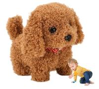 Xoeryoy Robot Puppy That Acts like a Real Puppy Plush Teddy Robot Dog Realistic Woof and Moving Animated Nodding Head Dog Toys for Kids Toddlers