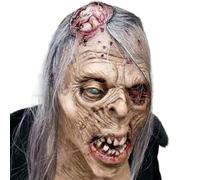 Xoeryoy Scary Mask, Realistic Full Head Old Man Latex Zombie Mask, Halloween Props for Masquerade, Costume Parties, Carnival, Christmas, Easter, Stage Performances