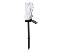 Xoeryoy Solar Angel Light Outdoor Waterproof Resin Angel Stake Lights for Garden Light Decoration