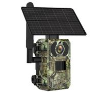 Xoeryoy Solar Trail Camera, 4G Connectivity Wireless Game Camera for Hunting & Wildlife, Solar Powered Security Cameras with Night Vision and Cloud Storage, EU