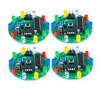 Xoeryoy Solder Practice Kit, 4PCS DIY Electronics Kit Wheel Solder for Skill Training & Fun Project Set, 3v Power