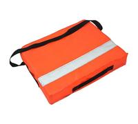 Xoeryoy Throwable Flotation Device, High Visibility Orange Boat Cushion with Reflective Strips & Carry Strap for Emergency, Pool, Boating Safety, 35x45x6 cm