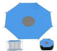 Xoeryoy Trampoline Canopy Cover, 12FT Sun Shade Canopy for 8 Pole Trampoline, Oxford Cloth Tent Cover with Connecting Rope for Outdoor, Backyard, Playground &&