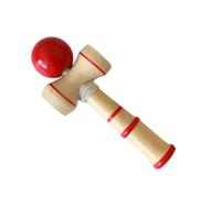 Xoeryoy Wooden Kendama Blue Ball Cup Toy Classic Japanese Balancing Skill Game Wooden Skill Toy