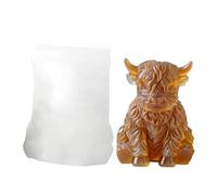Xoguue 3D Cow Mold | 3D Silicone Cute Reusable Decorations | Soap Making Cow Molds | for Holidays Birthdays Offices Homes Rooms Desks Desktops Weekdays Schools Dormitories