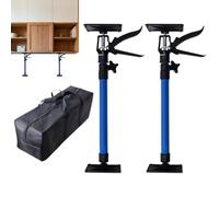 Xoguue Adjustable Support Pole | 19 to 45 Inches Adjustable Third Hand Tool,Arm Rod Labor-Saving 66lb Elevator System Heavy-Duty Bracket for Panel Construction Awning Refrigerator Toilet
