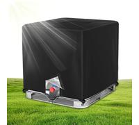 Xoguue Barrel Cover - Water Tank Cover | Protective Waterproof Tote 1000l | for Well Against Strong Winds Patio Garden Lawn Outdoor