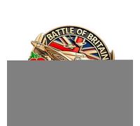 Xoguue Britain Badge Souvenir | Emblem Brooch Metal Lapel Pin,England's Commemorative Anniversaries Keepsake, Never Forget Anniversaries Badge Lapel