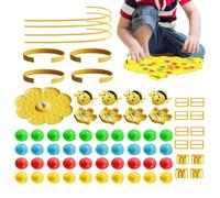 Xoguue Busy Bee Board Game - Educational Magnetic Funny Portable | Bee Bead Picking Board Game,for Kids Adults Groups Multiplayer Travel Outdoor Indoor Garden Backyard Picnic Birthday
