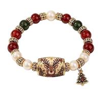 Xoguue Christmas Charm Bracelet Party Festival Holiday Adjustable Bangle