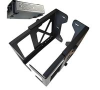 Xoguue Computer Under Desk Mount | Multimedia Device Bracket,Adjustable Cable Management Holder for Small Spaces Home Study Room Workstation Bedroom Studio