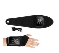 Xoguue Heated Wrist Wrap | 3-Level Adjustable Vibration Warmer | Wrist Massager Hand Heater Brace - for Men Women Elderly Home Office Work Sports Yoga Ankle Joint Muscle Winter