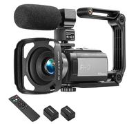 Xoieod Video Camera Camcorder Full HD 1080P 30FPS 36MP IR Night Vision Vlogging Camera for YouTube,3.0 Inch 270 Degree Rotation LCD 16X Digital Zoom Camcorder Camera with 2 Batteries Microphone