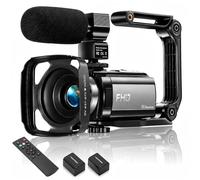 Xoieod Video Camera Camcorder Full HD 1080P 36MP 16x Zoom for YouTube