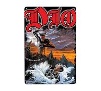 Xojlqazd Ronnie Great James Artists Dio Metal Sign Decor Plaque Decorative Tin Painting Wall Art Vintage Poster Home Decor for Garage Iron Plate Painting Wall Decor for Mother's Day 8X12 inch
