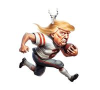 Xoktlde Acrylics Charm Presidential Election Pendant Novelty Bag Pendant Backpack Hanging Decors Holder Backpack Ornament