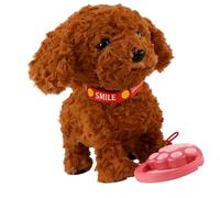 Xoktlde Interactive Electric Plush Toy Dog That Walks Barks and Learns to Talk for Kids Interactive Children Play Talking Pet Toy