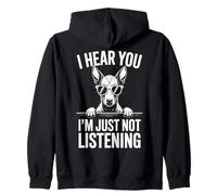 Xoloitzcuintli Dog Funny Xoloitzcuintli Zip Hoodie
