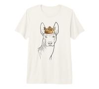 Xoloitzcuintli Dog Wearing Crown Xolo Premium T-Shirt