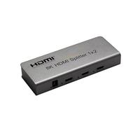 XOLORspace 61120E 1x2 8K HDMI splitter supports 8k 60Hz / 4k 120Hz with EDID setting