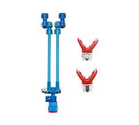 Xolsurg Airless Paint Spray Gun Double Nozzle Pole Efficient Easy Nozzle For Titan/Wagner Nozzle Holder