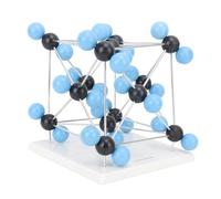 Xolsurg Chemistry Molecular Model Kit Educational Set CO2 Crystal Structure Molecular Model for Teaching Science Students Plastic Blue Black 28 Oxygen 14 Carbon Atoms