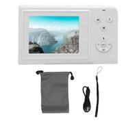 Xolsurg Digital Camera Smart 4K 68MP 2.4 Inch 16X Zoom Auto Focus Prevents Shake Continuous Shoot Built in Fill Light Vlogging Camera (White)