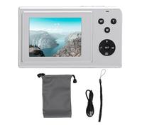 Xolsurg Digital Camera Smart 4K 68MP 2.4 Inch 16X Zoom Auto Focus Prevents Shake Continuous Shoot Built in Fill Light Vlogging Camera (Silver)